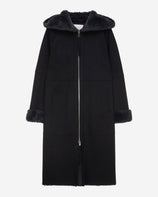 [SIGNATURE] WOMEN'S FAUX FUR LOMPER HOODED COAT