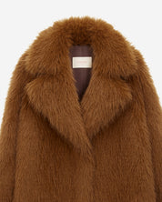 FAUX FUR CAMILA CROP COAT