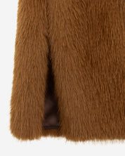 FAUX FUR CAMILA CROP COAT