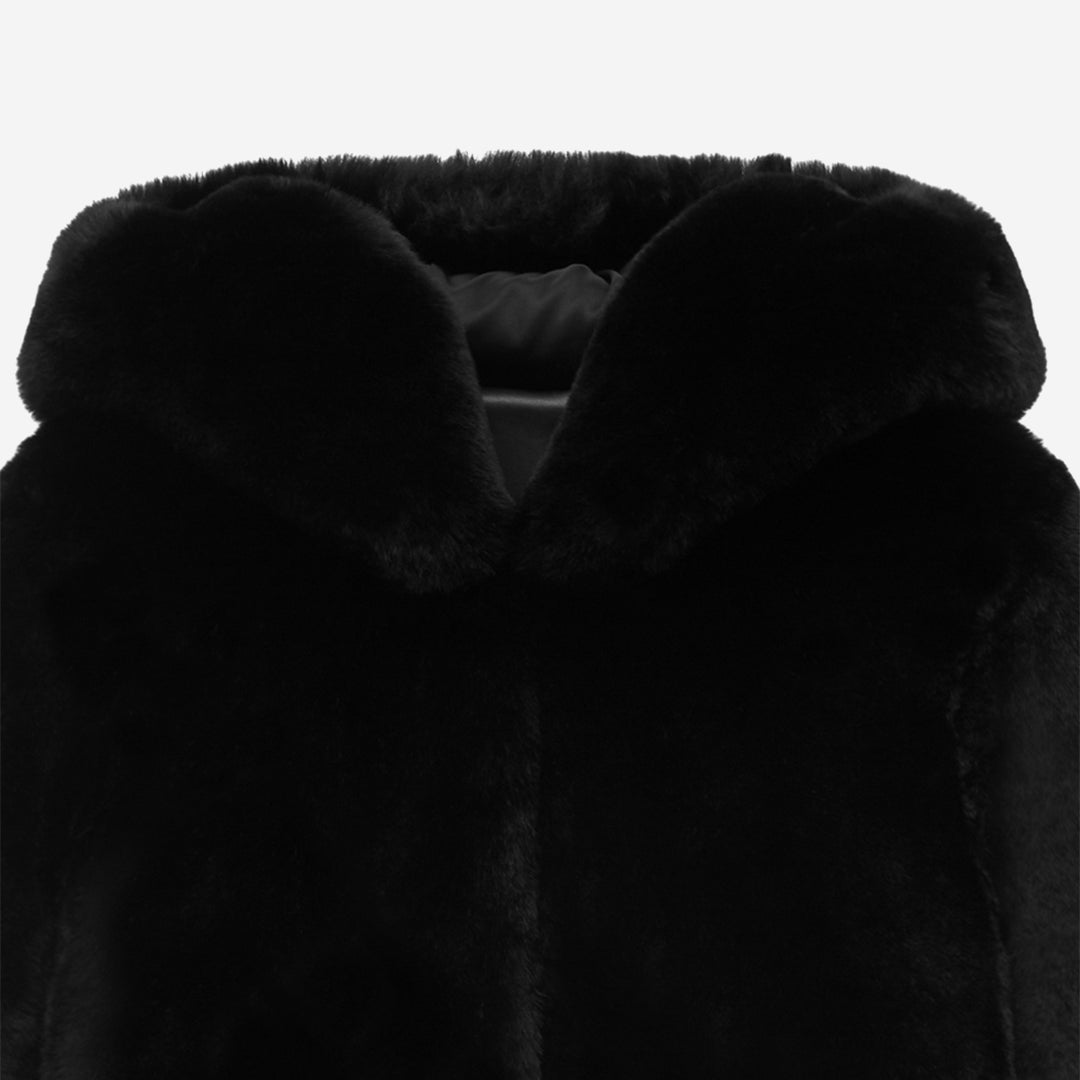 WOMEN'S FAUX FUR CUPID COAT
