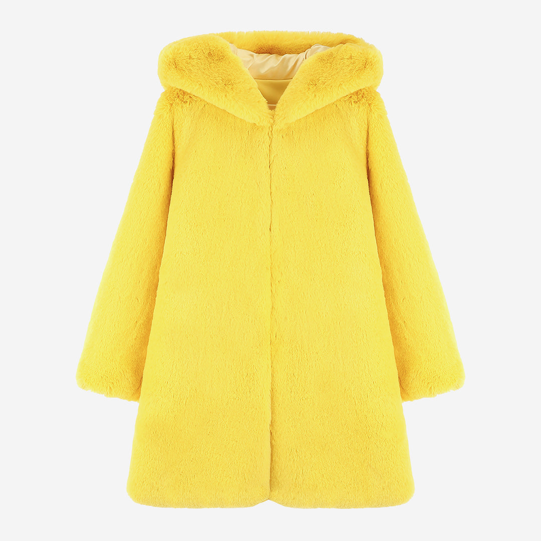 WOMEN'S FAUX FUR CUPID COAT