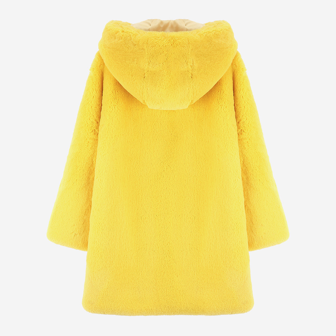 WOMEN'S FAUX FUR CUPID COAT