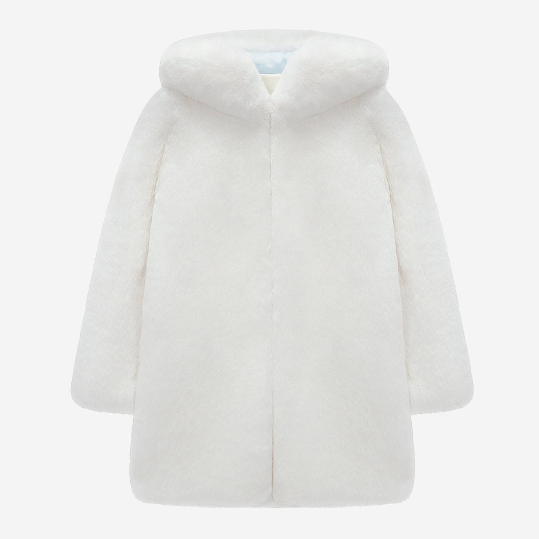 WOMEN'S FAUX FUR CUPID COAT