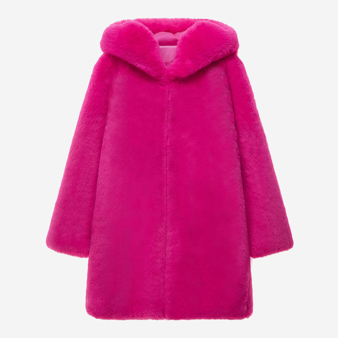 WOMEN'S FAUX FUR CUPID COAT