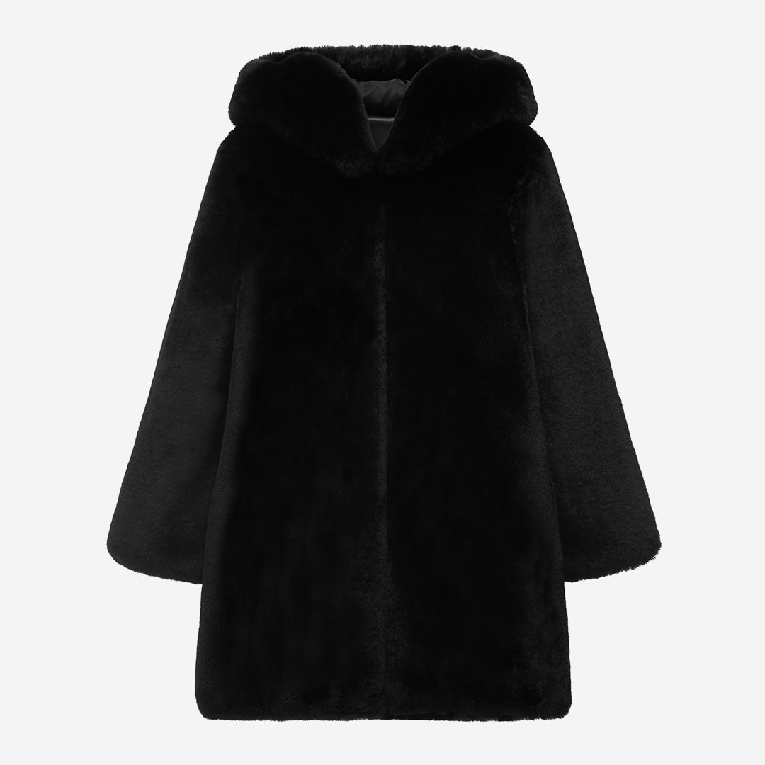 WOMEN'S FAUX FUR CUPID COAT