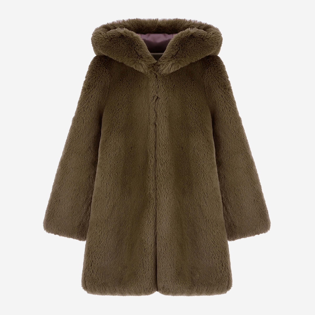 WOMEN'S FAUX FUR CUPID COAT