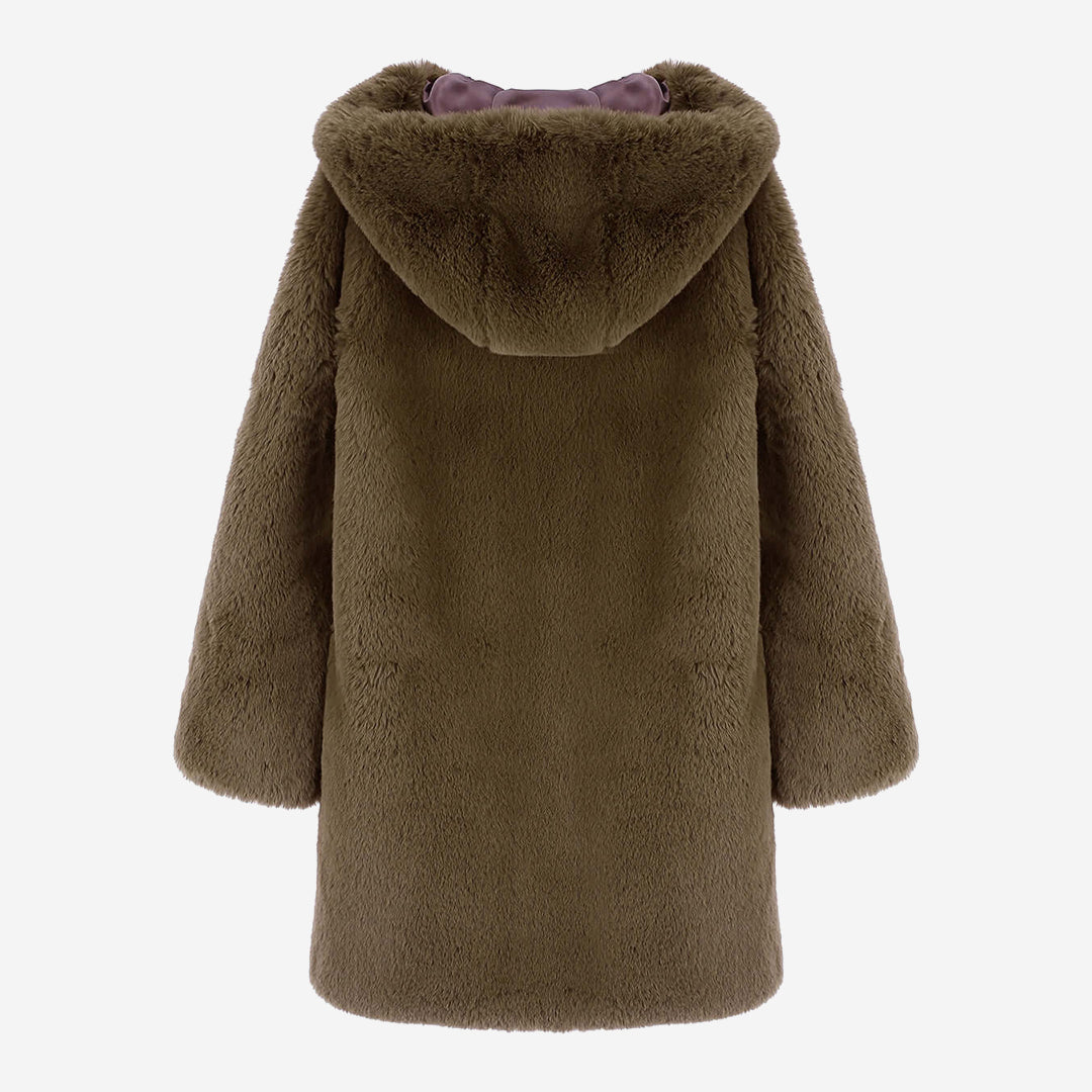 WOMEN'S FAUX FUR CUPID COAT