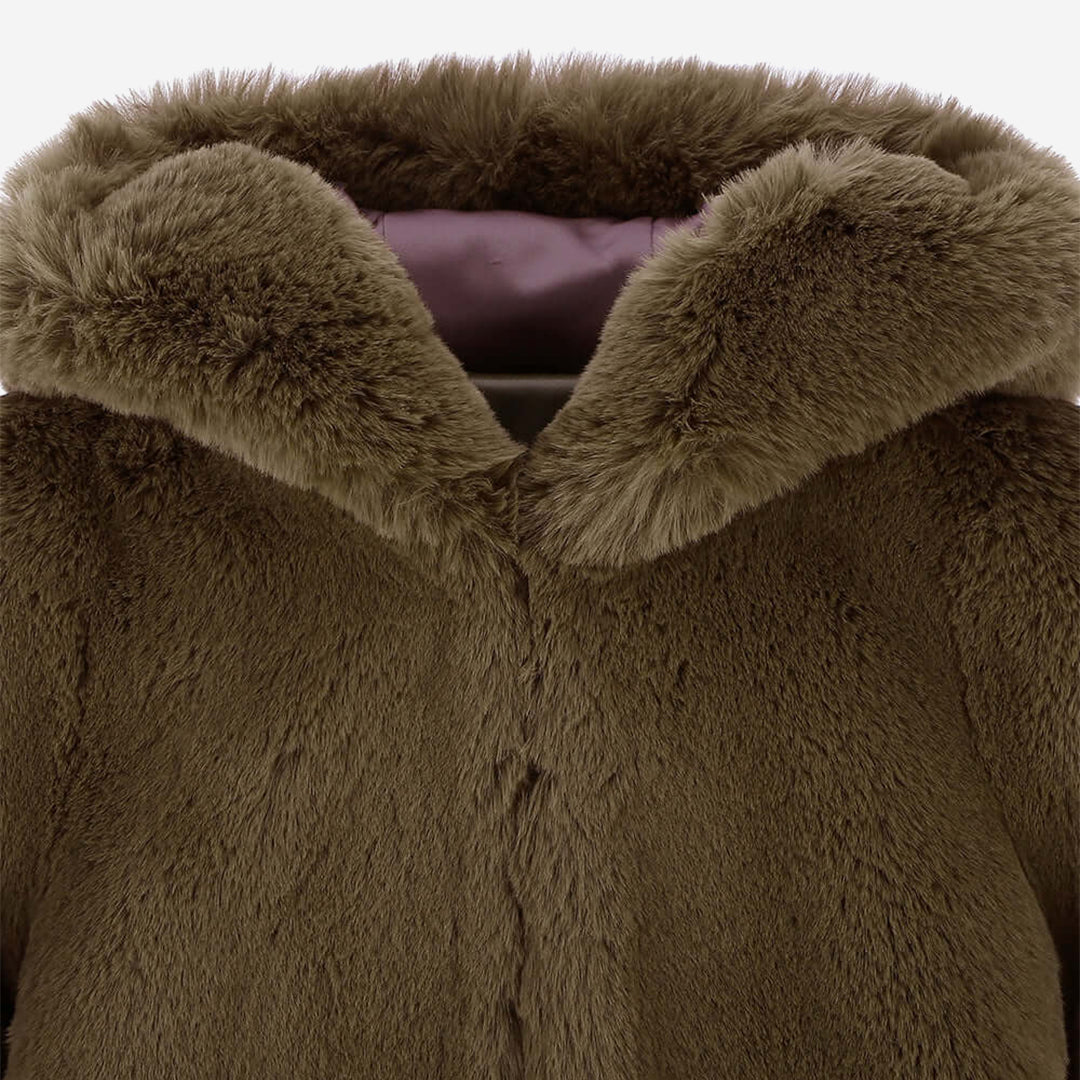 WOMEN'S FAUX FUR CUPID COAT
