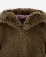 WOMEN'S FAUX FUR CUPID COAT