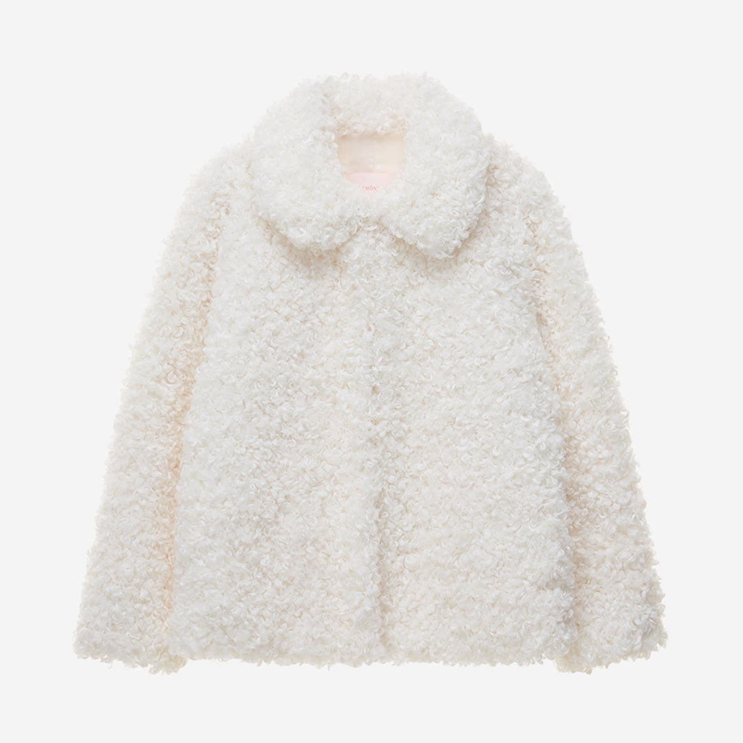 [PRIVATE] WOMEN'S FAUX FUR EVER PETER COLLAR JACKET