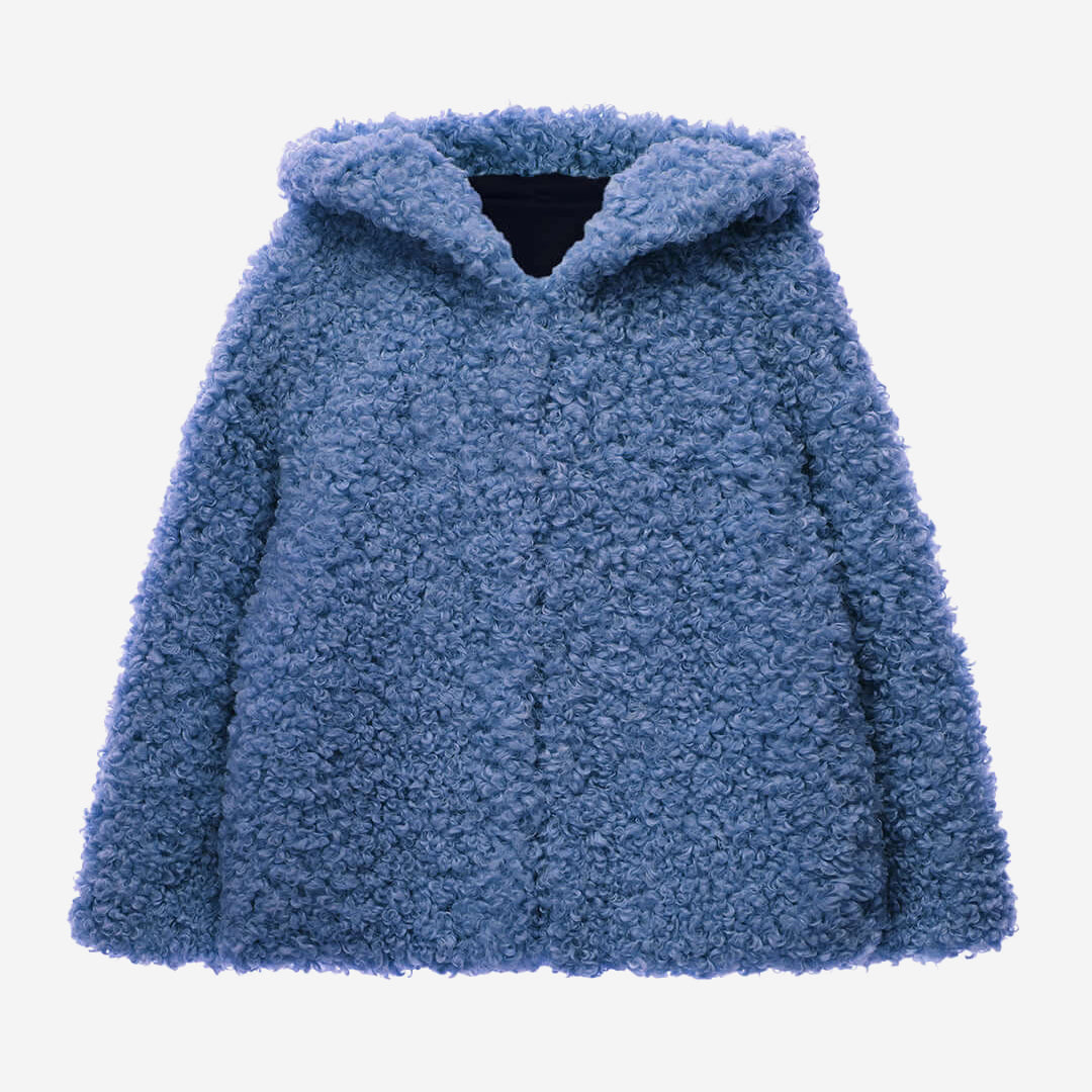 WOMEN'S FAUX FUR EVER HOODED JACKET