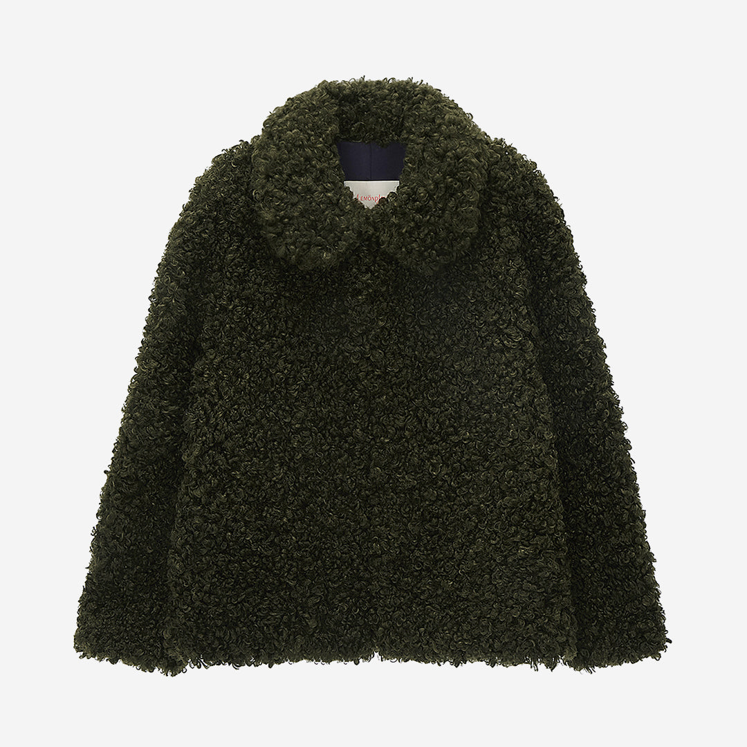 [PRIVATE] WOMEN'S FAUX FUR EVER PETER COLLAR JACKET