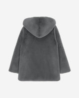 [SIGNATURE] WOMEN'S FAUX FUR BIEN HOODED JACKET