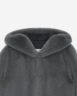 [SIGNATURE] WOMEN'S FAUX FUR BIEN HOODED JACKET