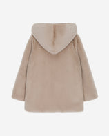 [SIGNATURE] WOMEN'S FAUX FUR BIEN HOODED JACKET
