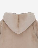[SIGNATURE] WOMEN'S FAUX FUR BIEN HOODED JACKET