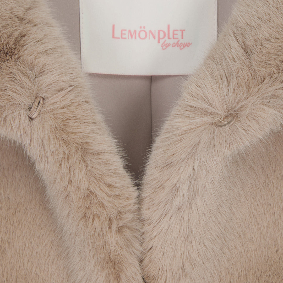 [SIGNATURE] WOMEN'S FAUX FUR BIEN HOODED JACKET