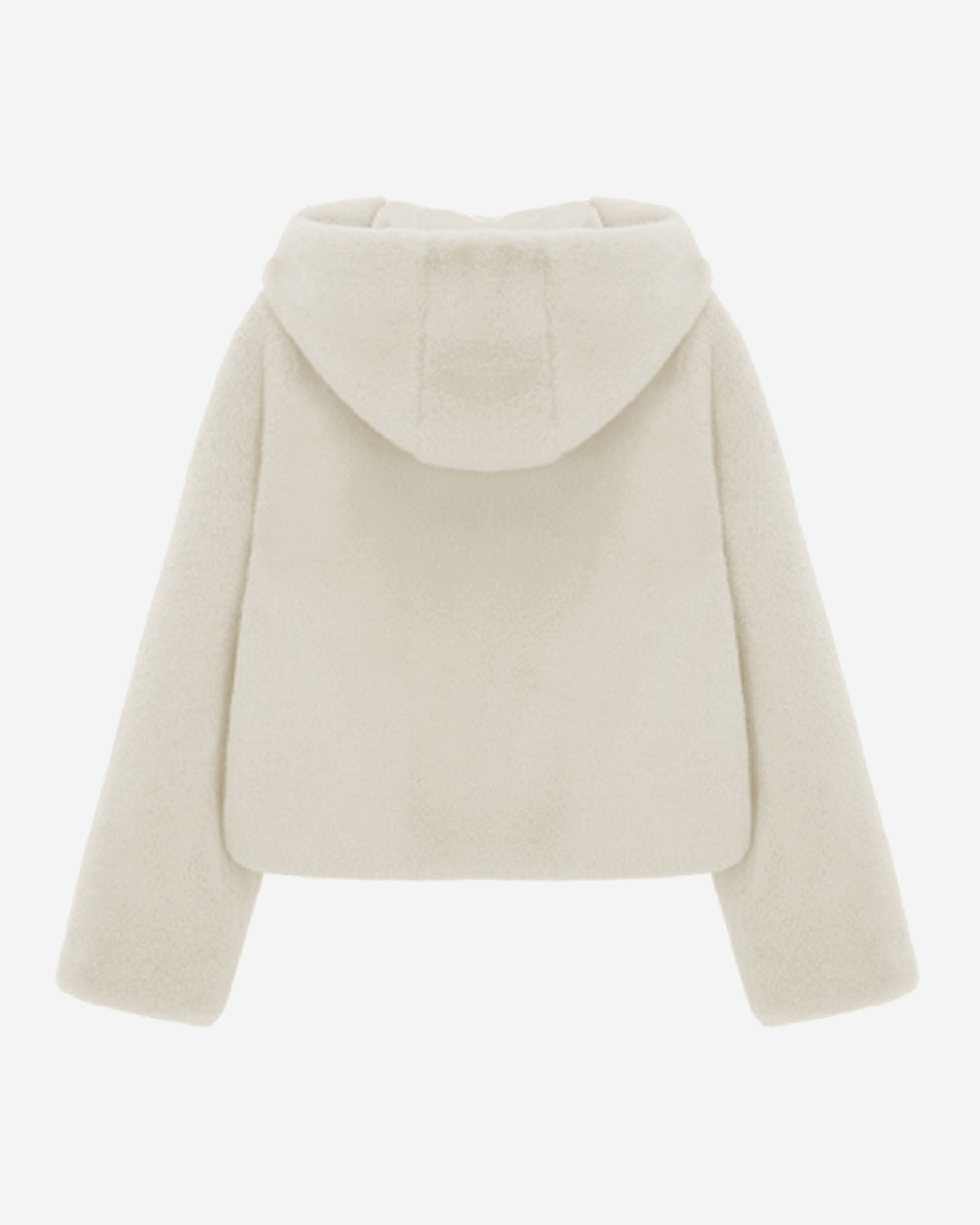 [SIGNATURE LINE] FAUX FUR BIEN HOODED SHORT JACKET