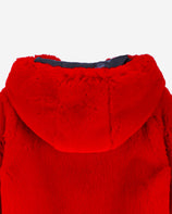 [SIGNATURE] WOMEN'S FAUX FUR BIEN HOODED SHORT JACKET