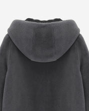 [SIGNATURE LINE] FAUX FUR BIEN HOODED SHORT JACKET