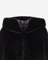 [SIGNATURE] WOMEN'S FAUX FUR BIEN HOODED SHORT JACKET