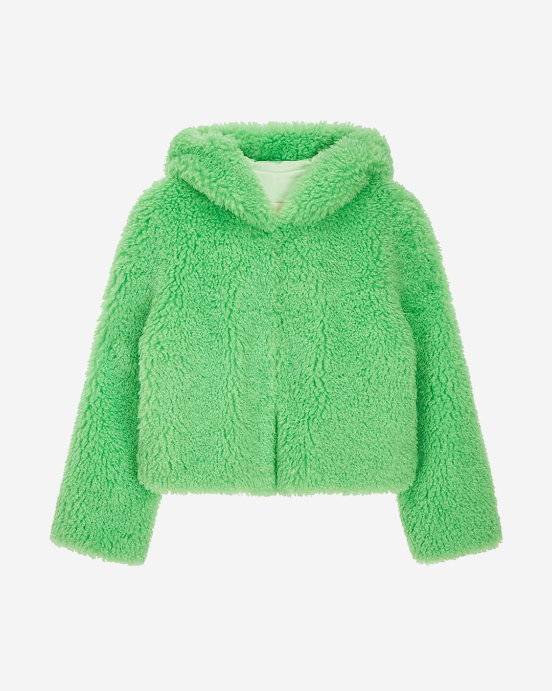 [FINAL SALE] FAUX FUR BIEN HOODED SHORT JACKET