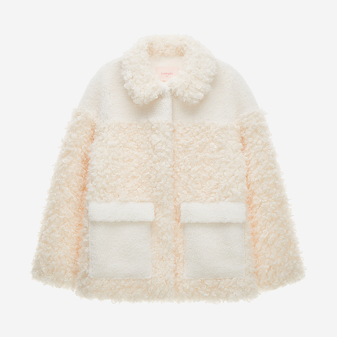 WOMEN'S FAUX FUR BONNE TWO-TONE JACKET