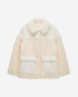 WOMEN'S FAUX FUR BONNE TWO-TONE JACKET