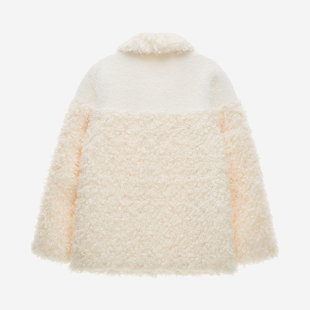 WOMEN'S FAUX FUR BONNE TWO-TONE JACKET