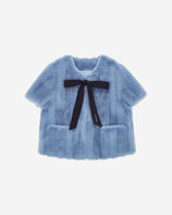 [PRIVATE] WOMEN'S FAUX FUR POMME HALF SLEEVE JACKET