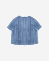 [PRIVATE] WOMEN'S FAUX FUR POMME HALF SLEEVE JACKET