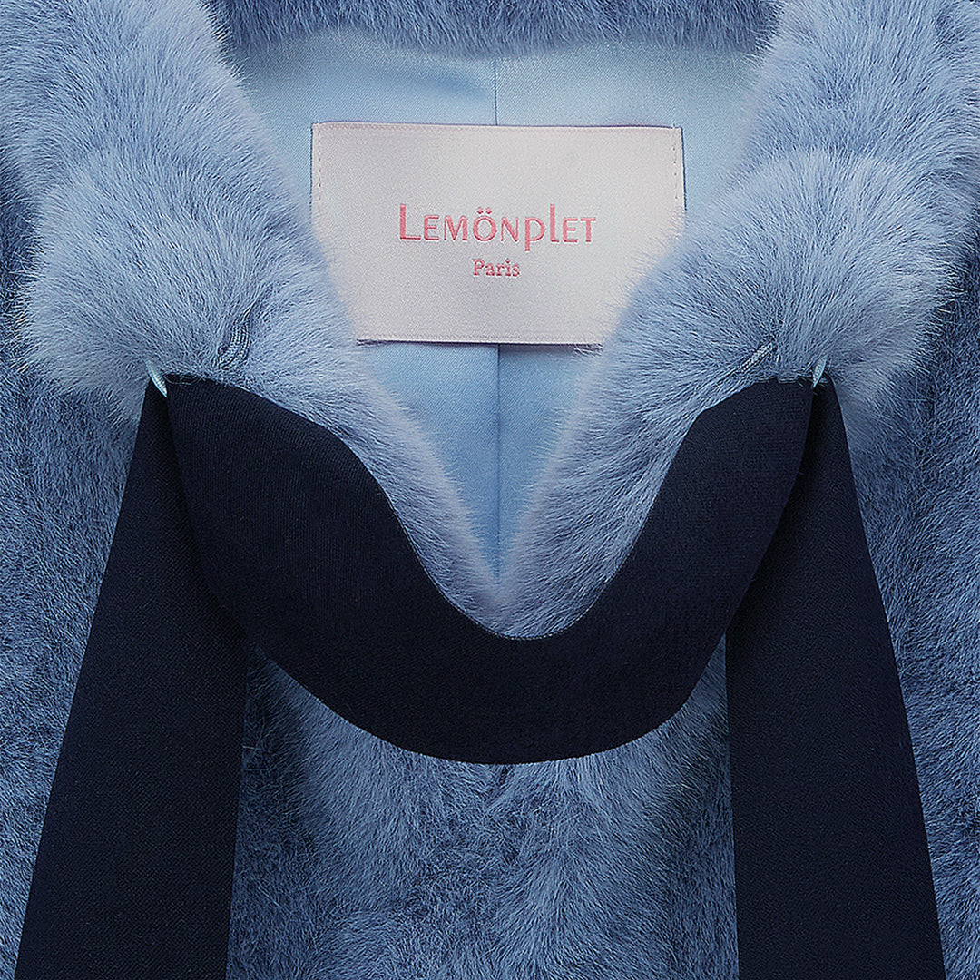 [PRIVATE] WOMEN'S FAUX FUR POMME HALF SLEEVE JACKET