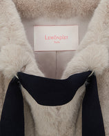 [PRIVATE] WOMEN'S FAUX FUR POMME HALF SLEEVE JACKET