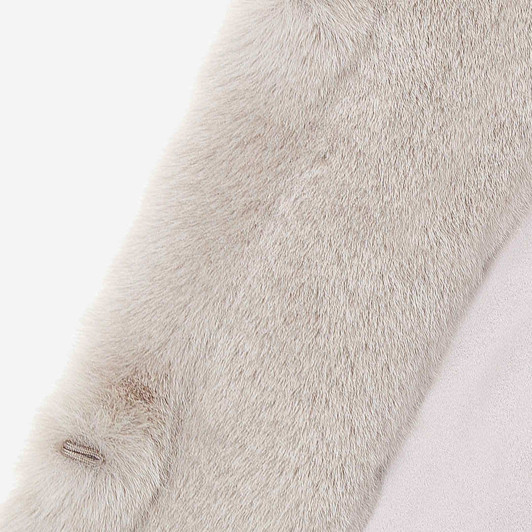 [PRIVATE] WOMEN'S FAUX FUR POMME HALF SLEEVE JACKET