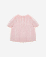 [PRIVATE] WOMEN'S FAUX FUR POMME HALF SLEEVE JACKET