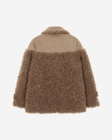 [SIGNATURE] WOMEN'S FAUX FUR ANGE COLLAR JACKET