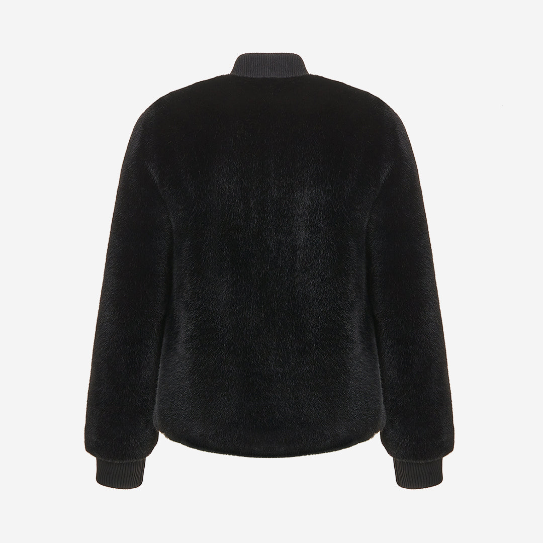 WOMEN'S FAUX FUR LAURENT ZIP-UP JACKET