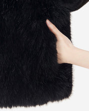 FAUX FUR VAQUIRA SHORT JACKET