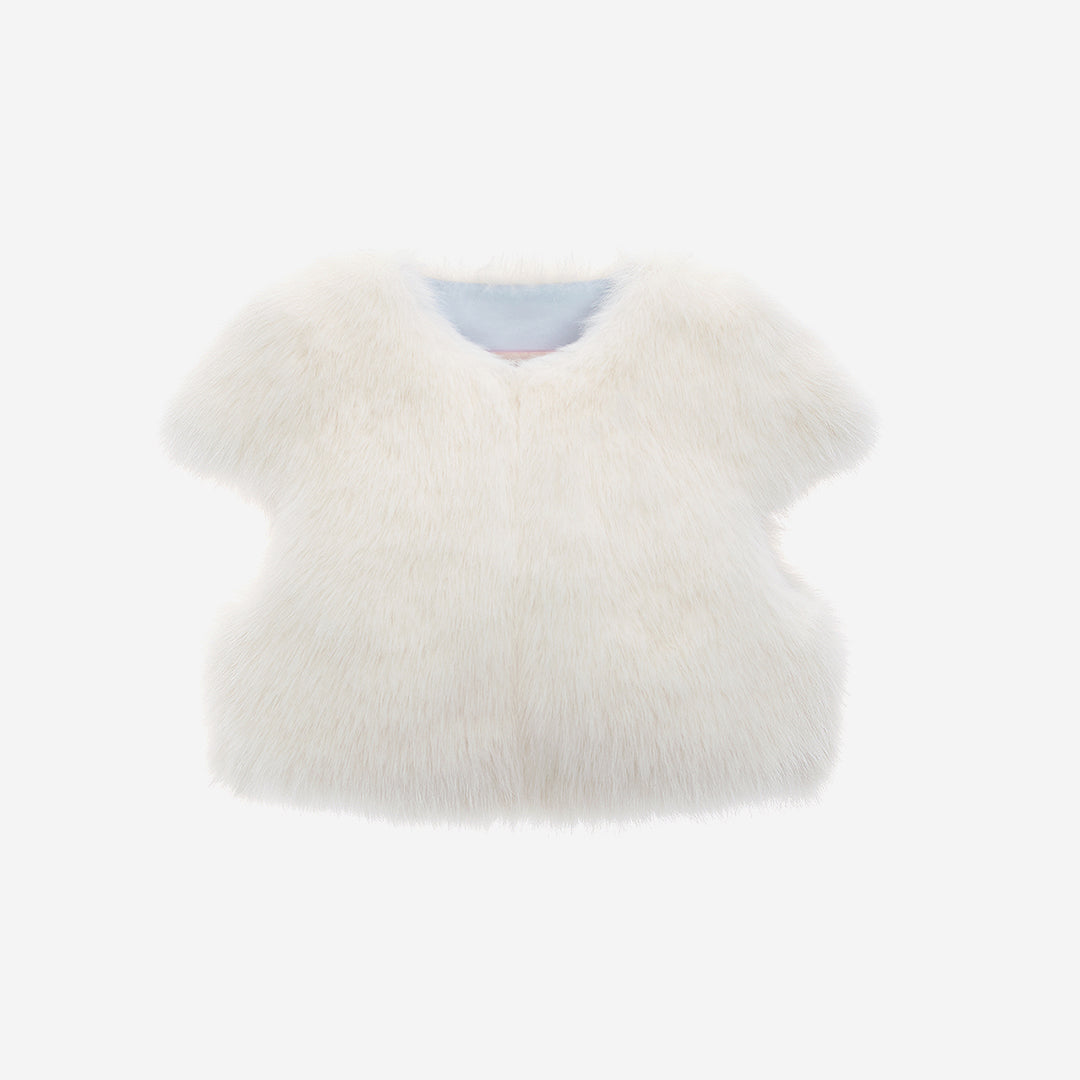 WOMEN'S FAUX FUR ASPEN CROP JACKET