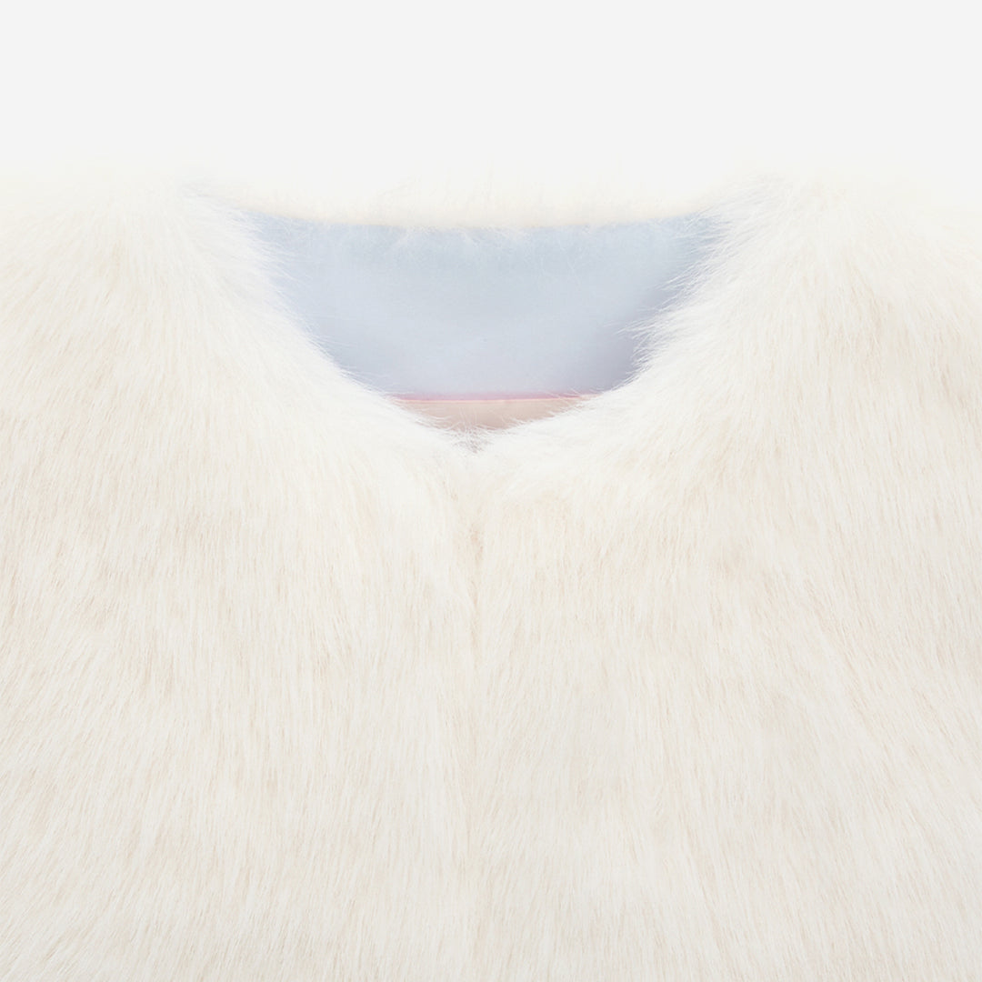 WOMEN'S FAUX FUR ASPEN CROP JACKET