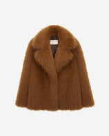 WOMEN'S FAUX FUR KAREN COLLAR JACKET
