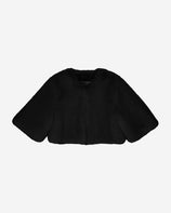 WOMEN'S FAUX FUR MINI LUMI BOLERO JACKET