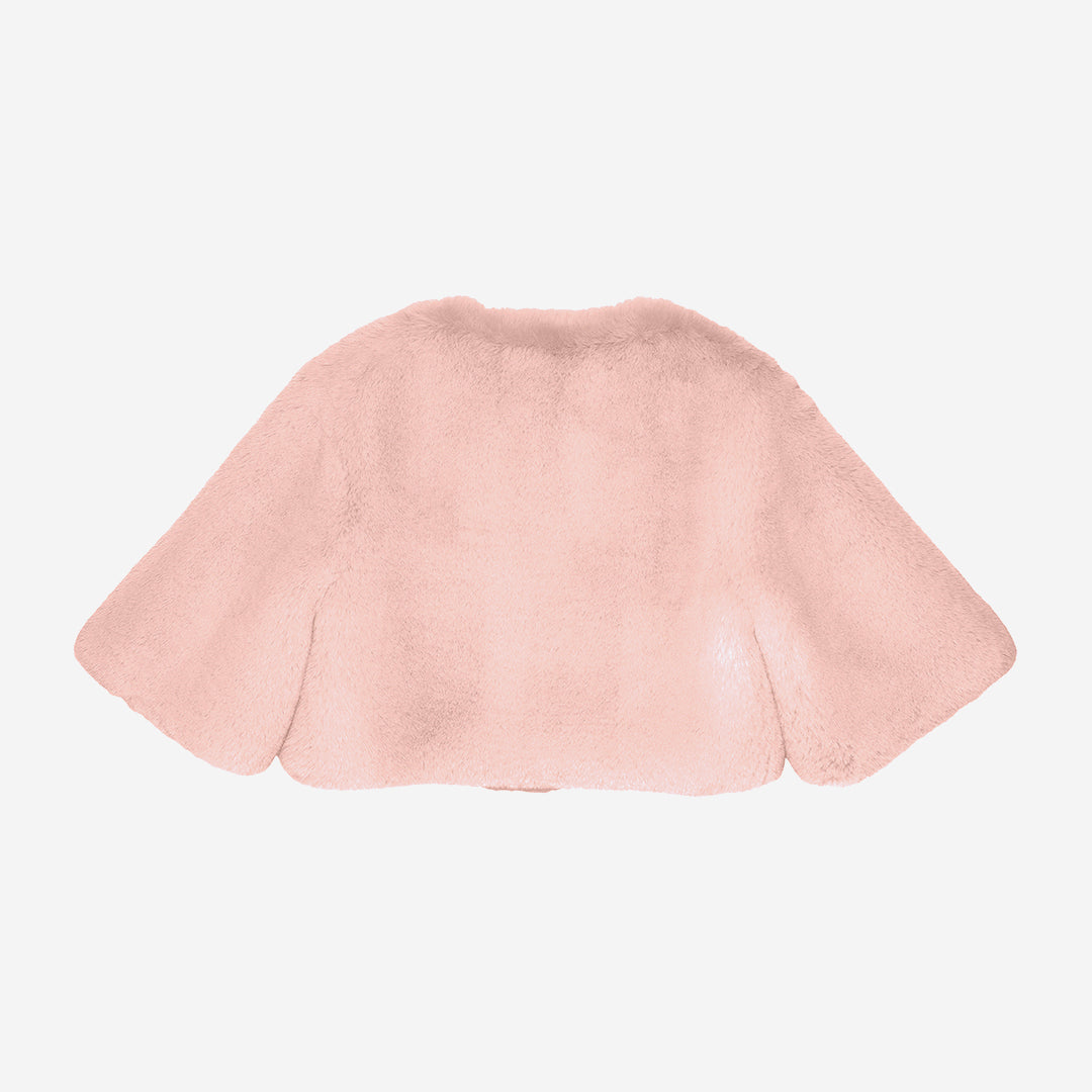 WOMEN'S FAUX FUR MINI LUMI BOLERO JACKET