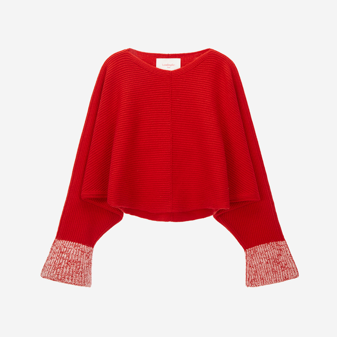 [FINAL SALE] レディース ニット POBI バタフライスリーブスウェット