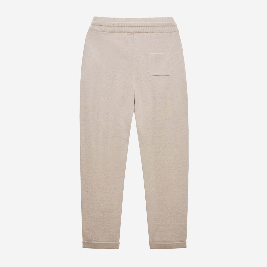 KNIT BEGE PANTS