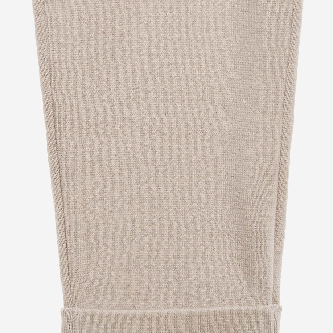 KNIT BEGE PANTS