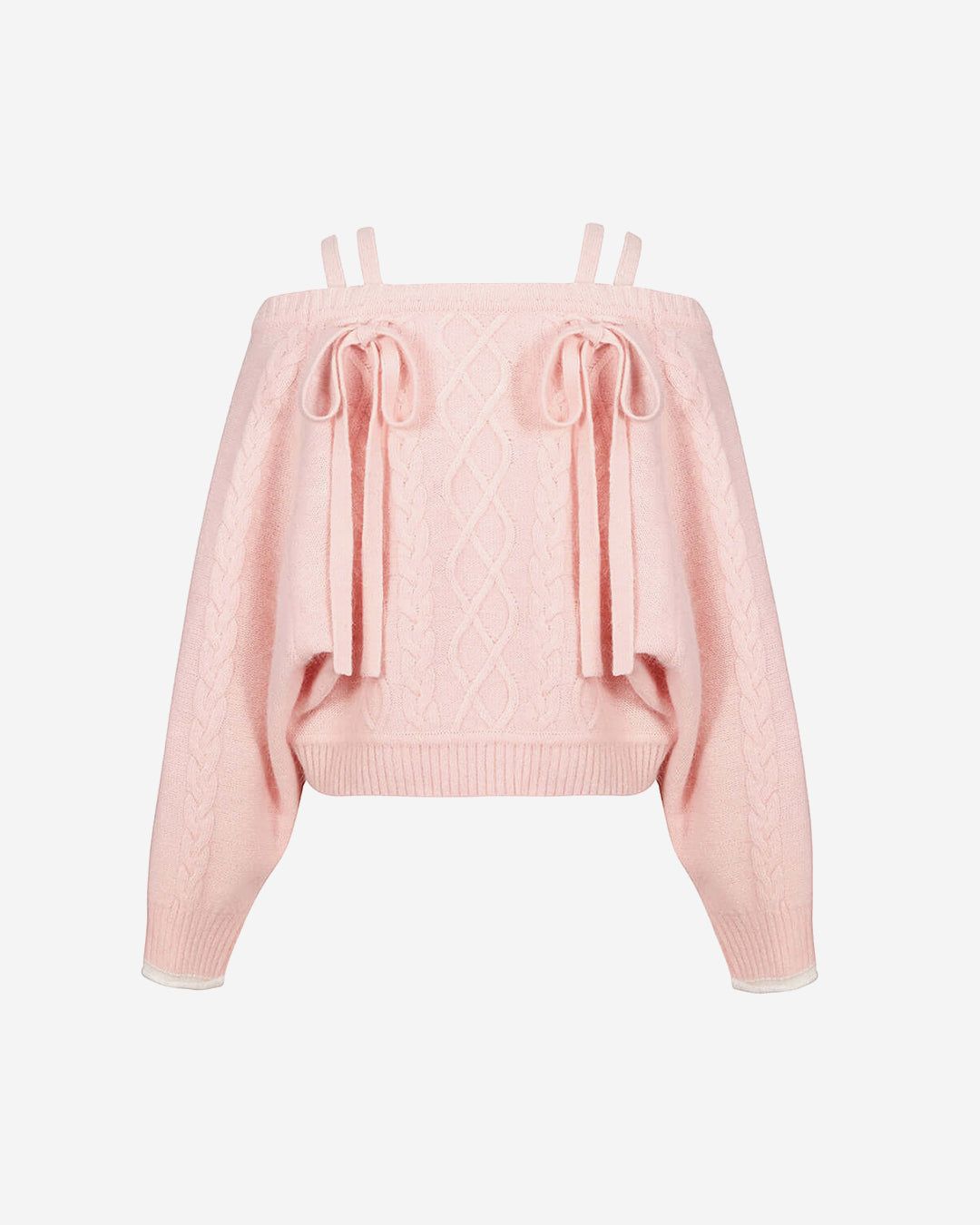 [FINAL SALE] KNIT VIVI RIBBON DETAIL TOP