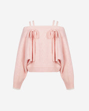 [FINAL SALE] KNIT VIVI RIBBON DETAIL TOP