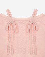 [FINAL SALE] KNIT VIVI RIBBON DETAIL TOP