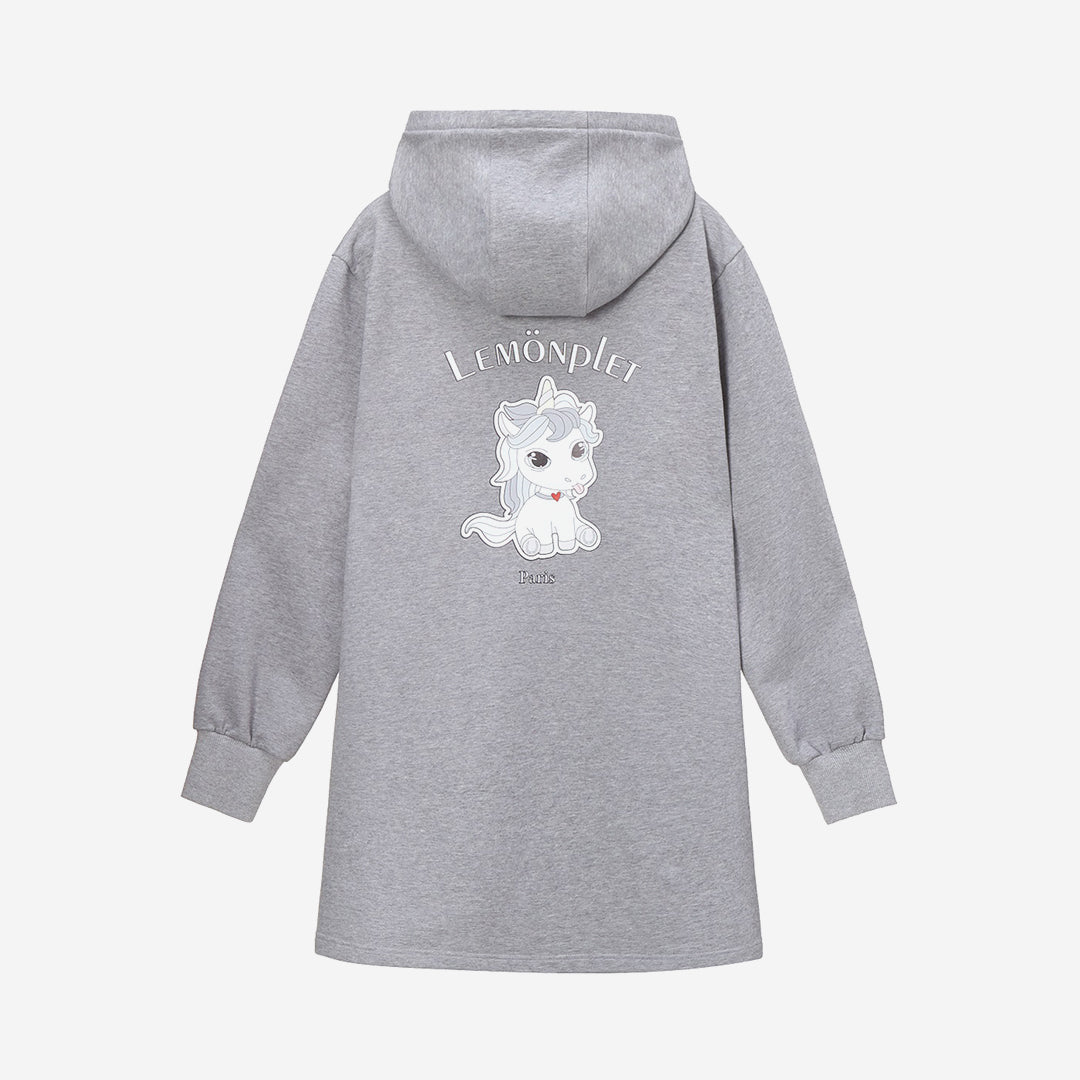 [FINAL SALE] UNDI PRINT HOODED SWEATDRESS